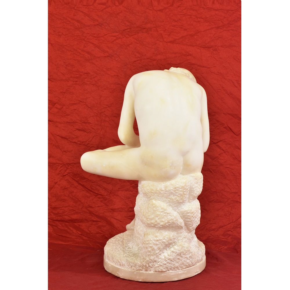 antique sculptures alabaster sculpture spinario antic figurines XIX statue.jpg